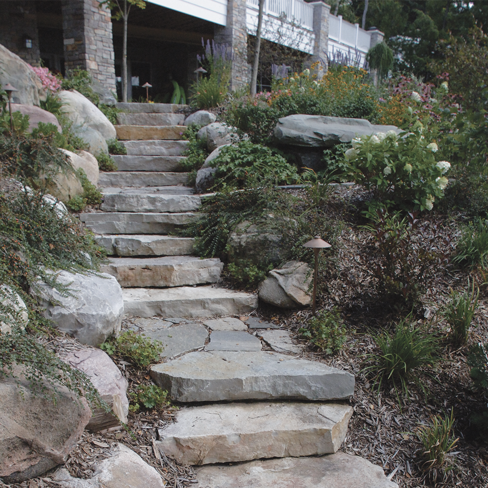 Chilton Outcropping Steps