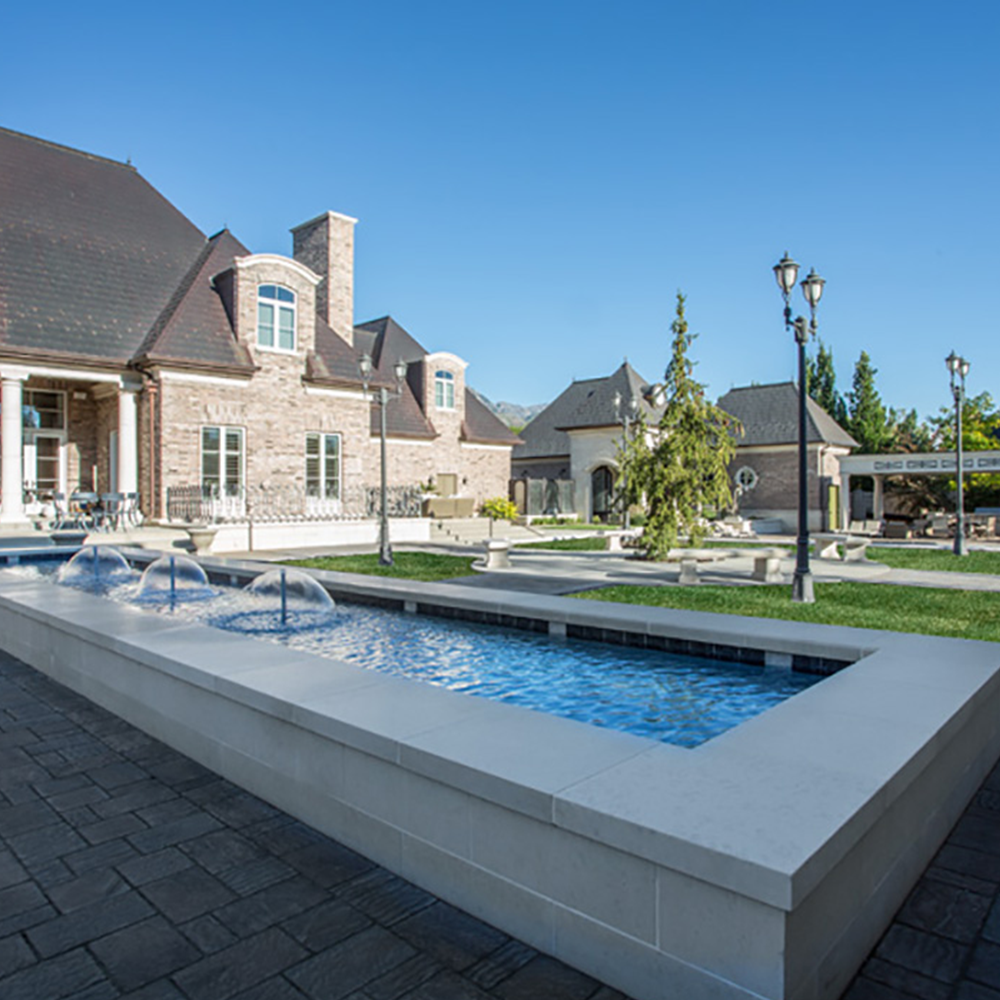 Cut Stone Fountain