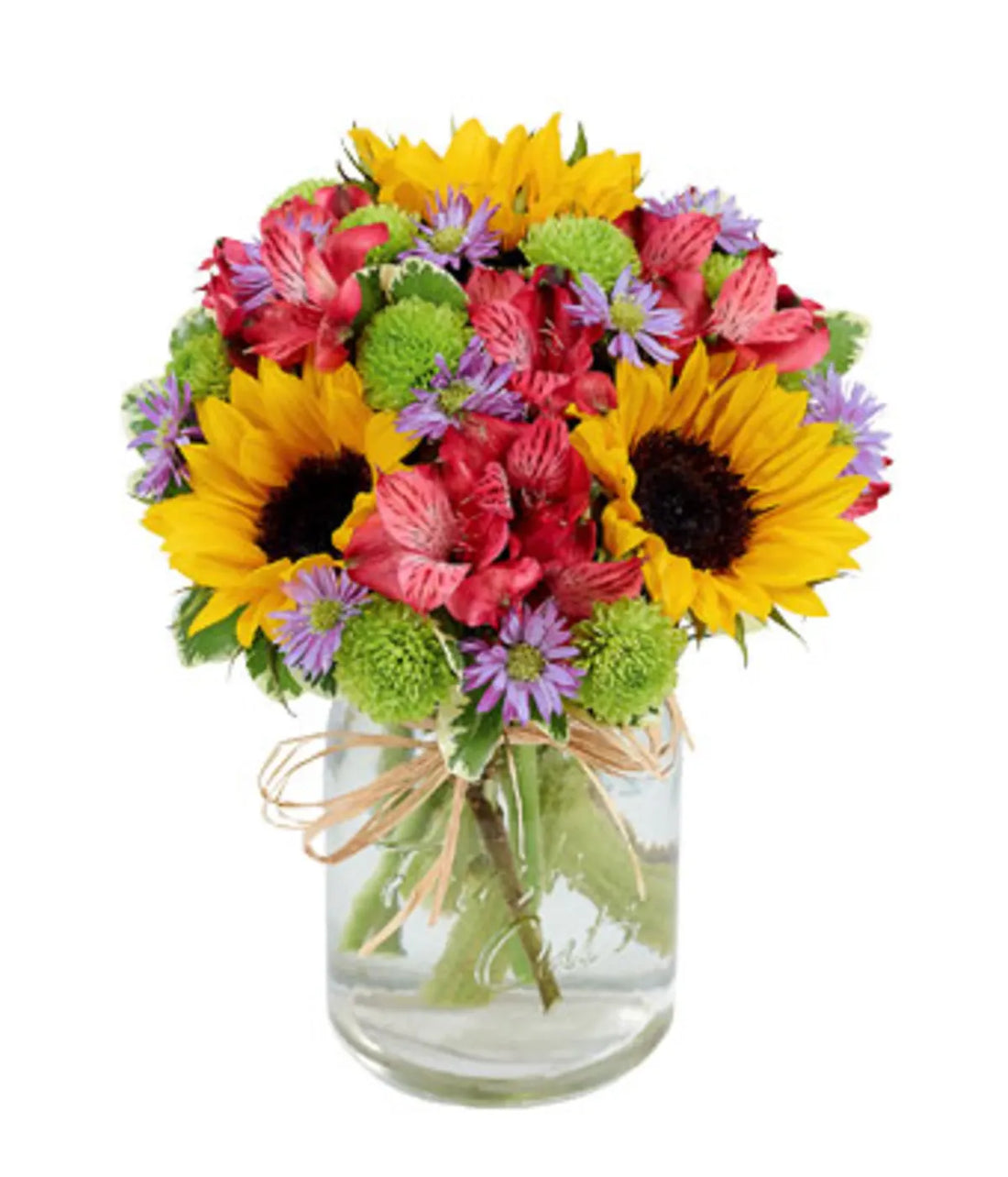 Mason jar flowers